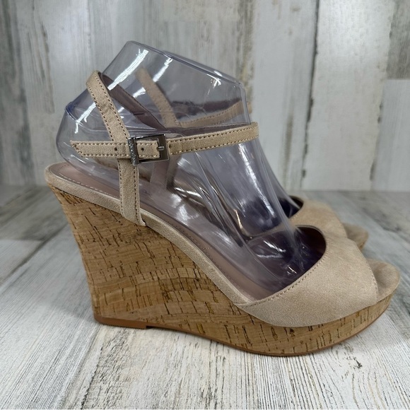 New Charles By Charles David Lambert Women's Cork Wedge #44 - Picture 3 of 7